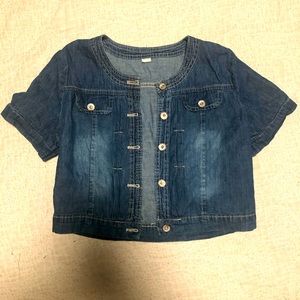 Denim jean cover jacket